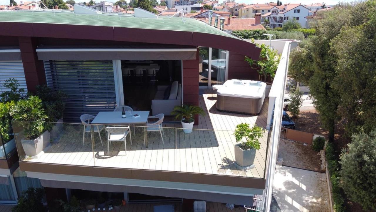 The Q Superior - A Penthouse With Jacuzzi And Sauna Rovinj Kültér fotó
